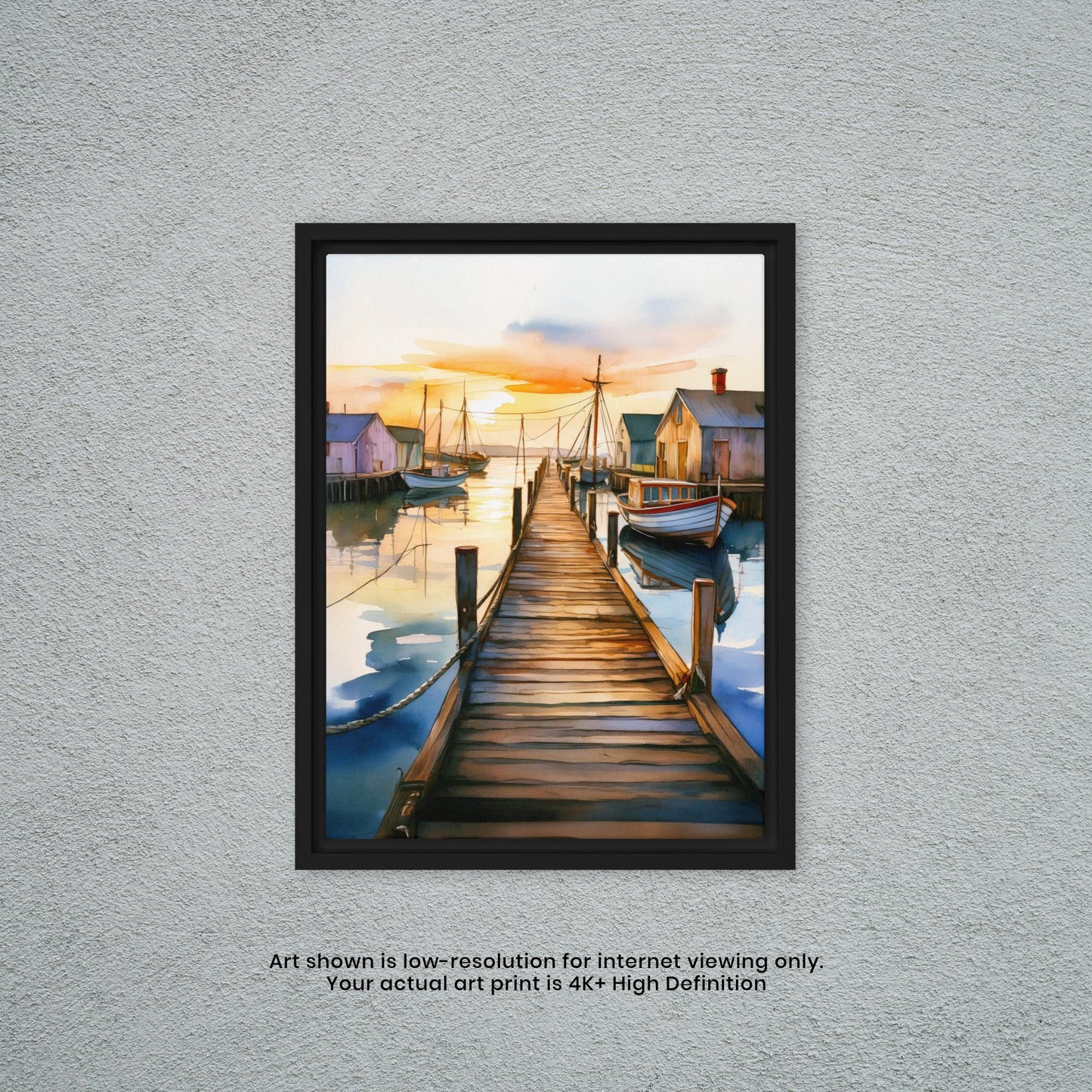 Dock of the Bay - Watercolor Art Print