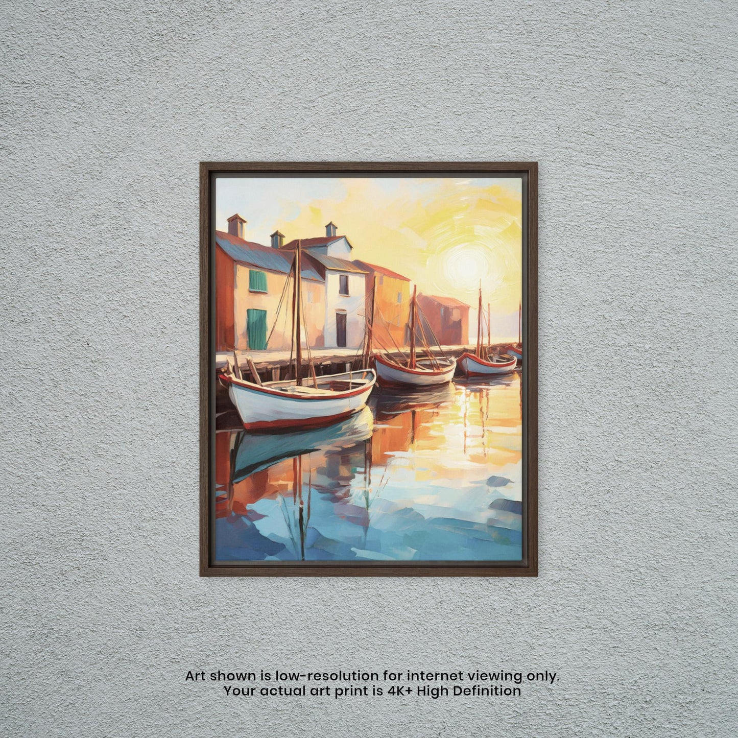 Late Afternoon at the Dock - Watercolor Art Print