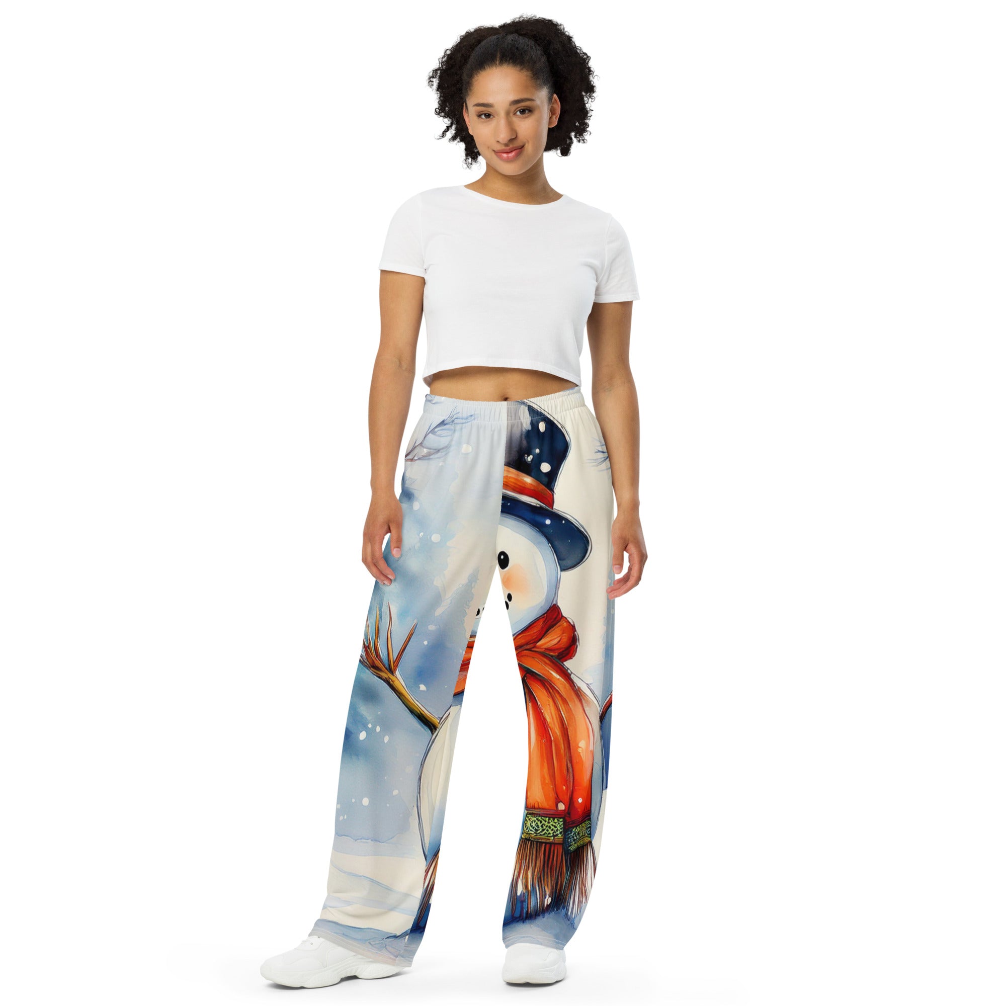 REMAX All-over outlet print unisex wide-leg pants